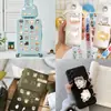120 piezas de tinta pequeños adhesivos de gato de leche para teléfono móvil, tableta, equipaje, taza, cuaderno, adhesivos DIY al por mayor