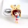 Día de San Valentín Chino Regalo para Pareja Llavero Lindo Dibujo Animado Niños y Niñas Abs Llavero Creativo Diseño Estilo Coreano
