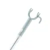 Barra extensible para secar ropa con cabeza de horquilla para uso doméstico, horquilla para colgar ropa de balcón, barra para secar ropa, horquilla para recoger ropa, palo para colgar ropa, poste para secar ropa