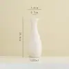 Vaso Cerâmico Simples Shumen, Novo Estilo Chinês Luxo Leve Decoração para Casa para Sala de Estar e Sala de Jantar, Ornamento de Mesa, Arranjo de Flores, Recipiente para Flores Hidropônicas