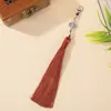 Nuevo Colgante de Borla de Loto de Aleación Estilo Chino Tíbet Accesorio DIY para Falda Tradicional Hanfu Mamian