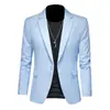 Nuevo Traje Casual para Hombre Talla Grande Traje Ajustado Chaqueta de Traje Vestido de Boda para Hombre Traje de Negocios Chaqueta Occidental Sencilla