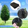 Saco de Rede Preto Espesso à Prova de Insetos Transfronteiriço Saco com Cordão para Plantas Zíper Saco à Prova de Moscas Cobertura de Rede para Jardinagem à Prova de Pássaros