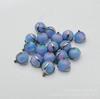 Aleación de titanio F136 juego de tres garras ópalo nebulosa clavo para la oreja clavo para la lengua clavo enterrado clavo para el hueso de la oreja clavo para el labio joyería aretes