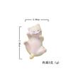 Dibujos animados clásicos de 2 generaciones, postura lateral, lindo gato gordo, dibujos animados, muñeca estéreo, dibujos animados, muñeca, material Gashapon