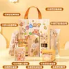 Kit de Papelaria Capivara Bolsa de Lona Fofa Material Escolar Pacote de Presente Presente de Formatura Prêmios para Estudantes