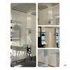 Cortinas decorativas de lino estilo Zen, Cortinas para puertas, Colgantes para mamparas, Cortinas de entrada estilo chino, Colgantes divisorios suaves