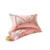 Funda de almohada de sarga de algodón 100% un par de fundas de almohada domésticas de 48x74 cm algodón primavera y otoño dormitorio funda de almohada individual