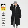 Chaqueta de Plumón Nueva de Longitud Media para Invierno 2026 para Parejas, Gruesa del Noreste a Prueba de Frío Relleno Alto de Plumas de Pato Abrigo de Invierno