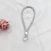 Nuevo colgante de cadena de diamantes de imitación de alta gama colgante para llavero de equipaje moda 6mm cordón para teléfono móvil cuerda anticaída mujer