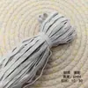 En Stock Negro y Blanco Multiespecificación Banda Elástica Plana Accesorios de Ropa Sombrero Cuerda para el Cabello Diadema Accesorios para Máscara de Ojos
