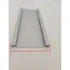 Ranura de aleación de aluminio Letrero de oficina de ranura de aluminio Perfil de aluminio Ranura plana Ranura para tarjetas Ranura en U Panel de ranura reemplazable Letrero de índice comunitario
