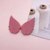 Accesorios de joyería hechos a mano al por mayor, alas de polvo dorado de color fructosa, accesorios para el cabello para niños, accesorios para tarjetas de pastel
