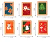 Novo produto transfronteiriço: Porta-retrato de pão de gengibre de Natal, ímã de geladeira acrílico, adesivo magnético de geladeira Papai Noel