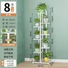 Soporte para Flores para Sala de Estar, Estante para Flores de Pie, Estante de Almacenamiento, Soporte de Hierro para Macetas de Plantas Verdes para Balcón, Soporte de Múltiples Niveles, Nuevo Modelo 2025