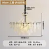 Lustre Vintage de Sala de Estar de Alto Padrão Estilo Francês, Luminárias de Cristal de Vidro Retro Estilo Country Americano para Quarto e Sala de Jantar