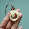 Ventas Directas de Fábrica Jade Natural Cerdo Dragón de Jade Colgante Colgante de Jade Antiguo Colgante de Jade Retro Joyería de Jade al por Mayor