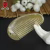 Estoque Pronto do Fabricante e Lindo Chifre de Iaque Natural 10cm Pente Portátil Perfurado Mini Pente de Bolsa Pente de Chifre Atacado