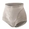Nova Roupa Íntima Feminina de Estilo Nacional Bordada em Relevo, Cintura Alta, Controle de Barriga, Levanta Quadril, 10A, Antibacteriana, Fundo tipo Ninho de Pássaro, Alta Elasticidade, Calça Modeladora