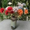 4 garfos orquídea roxa casamento decoração para casa decoração decoração simulação planta jardim decoração de parede buquê de flores falsas simulação flor de seda