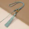 Borla pequeña de dinero cuerda para manillar borla colgante de coche borla china de nudo borla china pin marcapáginas pin colgante pequeño cuerda para llavero cuerda