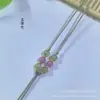 Corrente fina pingente pequeno requintado colar corda ajustável artesanal pingente de ágata dourada jade corda para pendurar atacado