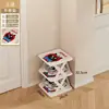 Sapateira para Dormitório, Pequena, Grande Capacidade, Multicamadas, Armário de Sapatos Simples, Design Cartoon, Resistente e Durável, Rack de Armazenamento de Sapatos, Bonito para Uso Interno