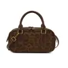 Bolsa de Bowling Portátil Nova com Estampa de Leopardo, Elegante e Moderna para Mulheres, Bolsa Quadrada Pequena Transversal de Ombro Único com Textura, Tendência e Alta Qualidade