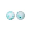Cuentas de Silicona de 15 mm, Redondas para Pulsera de Abalorios DIY, Llavero, Accesorios para Joyería, Cuentas Sueltas al por Mayor en Stock