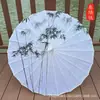 Guarda-chuva Antigo de Papel Oleado à Prova de Chuva e Sol, Estilo Chinês Cheongsam Fotografia Fotografia Passarela Tecido de Seda Artesanato Guarda-chuva Guarda-chuva de Fotografia