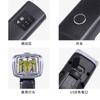 Faro de bicicleta luz inteligente con sensor táctil luz de bicicleta para ciclismo faro para bicicleta de montaña recargable por USB