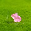 Adornos de micropaisaje artesanías de resina Musgo Jardinería Paisaje DIY color lechón luminoso fluorescente Mini adornos pequeños