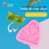 Molde manual DIY Cisne Duplo ferramentas de bolo para assar diy 67g molde de silicone líquido atacado
