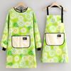 Delantal de Lona de Moda para Cocina Casera de Mujer Blusa de Manga Larga Ropa Exterior Ropa de Trabajo Anti-Manchas y Resistente al Desgaste Delantal Nuevo para Jóvenes