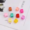 Coreia do Sul ins celebridade da internet estilo chique elegante mesmo cor de doce grampo de cabelo feminino adorno de cabeça pequeno clipe acessórios de cabelo fofos clipe de tamanho pequeno