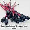 Lâmpada de Instrumento de Carro Soquete T5 Lâmpada de Plug Pequeno Suporte de Lâmpada Soquete de Lâmpada de Arroz Lâmpada de Instrumento T5 Soquete de Cobre Suporte de Lâmpada T5