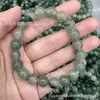 Pulseira de Contas Redondas de Jade Africano Verde, Pulseira de Jade, Pulseira Unisex Esmeralda, Venda Quente Transfronteiriça Transmissão ao Vivo