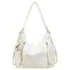 Bolso de Axila de Gran Capacidad Estilo Coreano Moda Ins Bolso Cruzado Textura de Moda Elegante para Viajes Diarios Bolso de Hombro Único