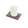 Posavasos Estilo Alfombra, Manteles Individuales Estilo Árabe con Borlas, Posavasos para Tazas de Té Aislantes del Calor y Anti-quemaduras, Disponibles para Venta al por Mayor desde la Fábrica