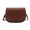 Bolsas para Mulheres 2025 Outono e Inverno Nova Bolsa Transversal Simples e Versátil Exquisite Nicho Bolsa Sela Saída Bolsa Quadrada de Ombro Único Pequena