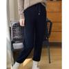 Outono e inverno novo andy veludo malha calças skinny soltas emagrecimento desgaste exterior calças casuais macio glutinoso pele- amigável calças de malha para as mulheres