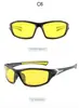 Óculos de Sol Polarizados Visão Noturna D120 Estilo Esportivo para Homem Óculos de Ciclismo P21 Estilo Moderno
