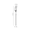 Cubiertos de estilo simple, cuchillo, tenedor y cuchara de acero inoxidable 304 con diseño de espiral, cuchillo y tenedor de bistec franceses, cubiertos de hotel estilo occidental, cuchara y tenedor