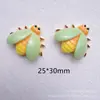 Accesorios de Resina de Dibujos Animados DIY Mariposa Simulada Abeja Insecto Pegamento de Crema Colgante Casero Pasador Cuerda para el Cabello Hebilla de Zapato Material