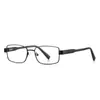 Gafas Anti-Luz Azul 3163 Ácido Propiónico Pin Alambre Dorado Marco Cuadrado Pequeño Hombres y Mujeres Literarios Tendencia Esencial Anti-Radiación Lentes Planas