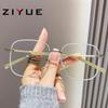 Novos Óculos para Miopia com Radiação Anti-Luz Azul para Mulheres Podem Ser Equipados com Grau Armação de Óculos Fashion Coreana Lisa Emagrecedora