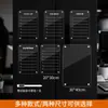 Imán para Refrigerador Calendario Tablero de Mensajes Pegatina de Exhibición Hogar Magnético Borrable Planificador Nota de Escritura Tablero Acrílico