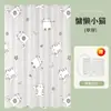 Cortina de Partición de Baño Poe Impermeable y a Prueba de Moho, Cortina de Ducha, Cortina de Puerta de Partición de Baño, Juego sin Taladro