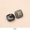 Nuevos Botones Cuadrados de Resina Estilo Chino, Gama Alta, Botones de Camisa Incrustados con Diamantes, Versátiles Accesorios Hechos a Mano para DIY en Cheongsams y Cárdigans