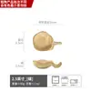 Juego de vajilla rústica de cerámica estilo japonés para una persona, con una combinación retro de cuenco y plato, adecuado para uso doméstico, incluyendo cuencos de arroz de cerámica, cuencos de sopa y platillos para condimentos, disponible para venta al por mayor